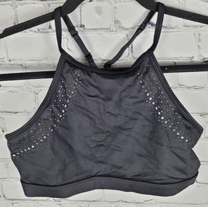 VICTORIA'S SECRET | lasercut high neck racerback bra